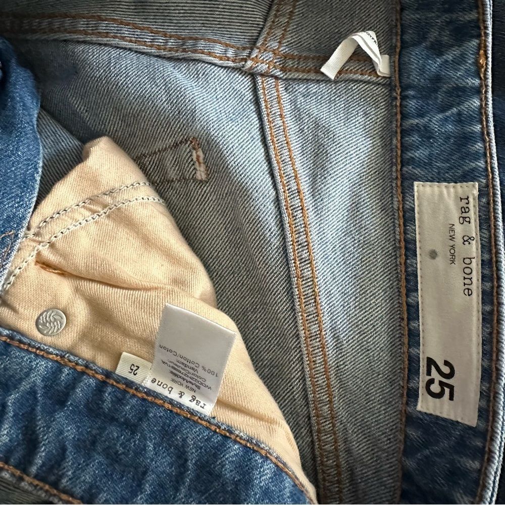 Rag & Bone | 25 Rosa Mid-Rise Boyfriend Denim Jean - Bristol - Picture 7 of 9